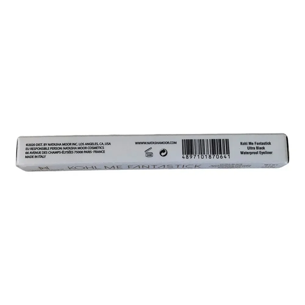 Natasha Moor Kohl Me Fantastik Waterproof Ultra Jet Black Eyeliner Pencil